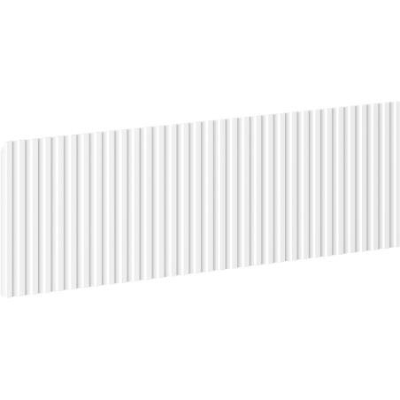 Mexen Rivel predná vrúbkovaná na korpus kúpeľňovej skrinky 50 x 20 cm, biely mat - 91A20-0500-235-1-01