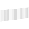 Mexen Rivel predná vrúbkovaná na korpus kúpeľňovej skrinky 50 x 20 cm, biely mat - 91A20-0500-235-1-01