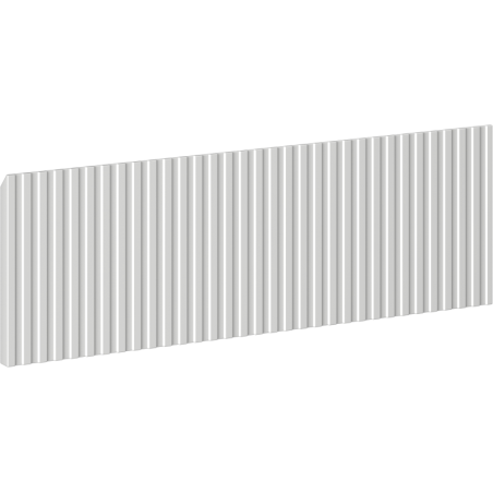 Mexen Rivel predná časť ryhovaná pre korpus kúpeľňovej skrinky 70 x 20 cm, sivý mat - 91A20-0700-235-1-62
