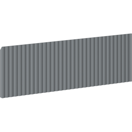 Mexen Rivel predná ryhovaná časť pre skrinku do kúpeľne 70 x 20 cm, grafit mat - 91A20-0700-235-1-66