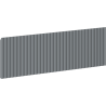 Mexen Rivel predný ryhovaný panel pre kúpeľňovú skrinku 60 x 20 cm, grafit matný - 91A20-0600-235-1-66