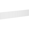 Mexen Rivel predná časť ryhovaná pre skrinku do kúpeľne 90 x 20 cm, biely mat - 91A20-0900-235-1-01