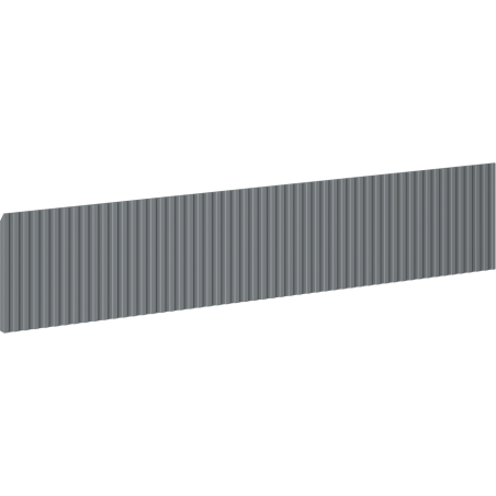 Mexen Rivel predná časť ryhovaná na korpus kúpeľňovej skrinky 100 x 20 cm, grafit mat - 91A20-1000-235-1-66