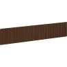Mexen Rivel predný ryhovaný k telu kúpeľňovej skrinky 80 x 20 cm, orech - 91A20-0800-235-1-86