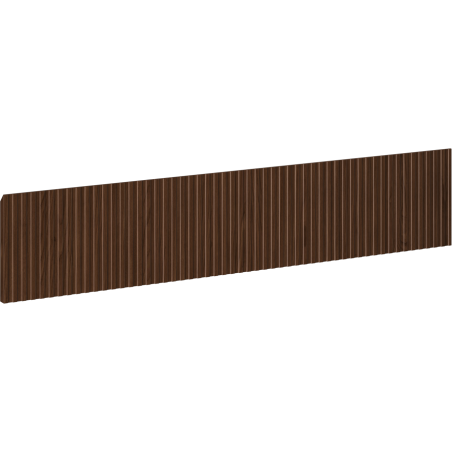 Mexen Rivel čelo s ryhovaním pre telo kúpeľňovej skrinky 100 x 20 cm, orech - 91A20-1000-235-1-86