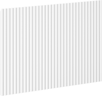 Mexen Rivel predný rebrovaný panel pre skrinku do kúpelne 40 x 43,5 cm, biely mat - 91A20-0400-470-1-01