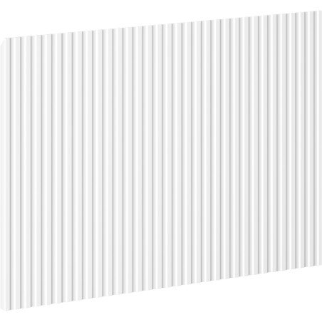 Mexen Rivel predný drážkovaný panel pre skrinku do kúpeľne 45 x 43,5 cm, biely mat - 91A20-0450-470-1-01
