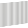 Mexen Rivel čelná ryhovaná pre telo skrinky do kúpeľne 60 x 43,5 cm, sivý mat - 91A20-0600-470-1-62