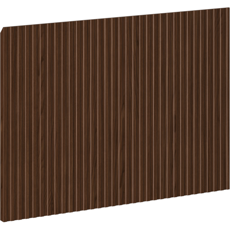 Mexen Rivel predná časť ryhovaná pre korpus kúpeľňovej skrinky 60 x 43,5 cm, orech - 91A20-0600-470-1-86