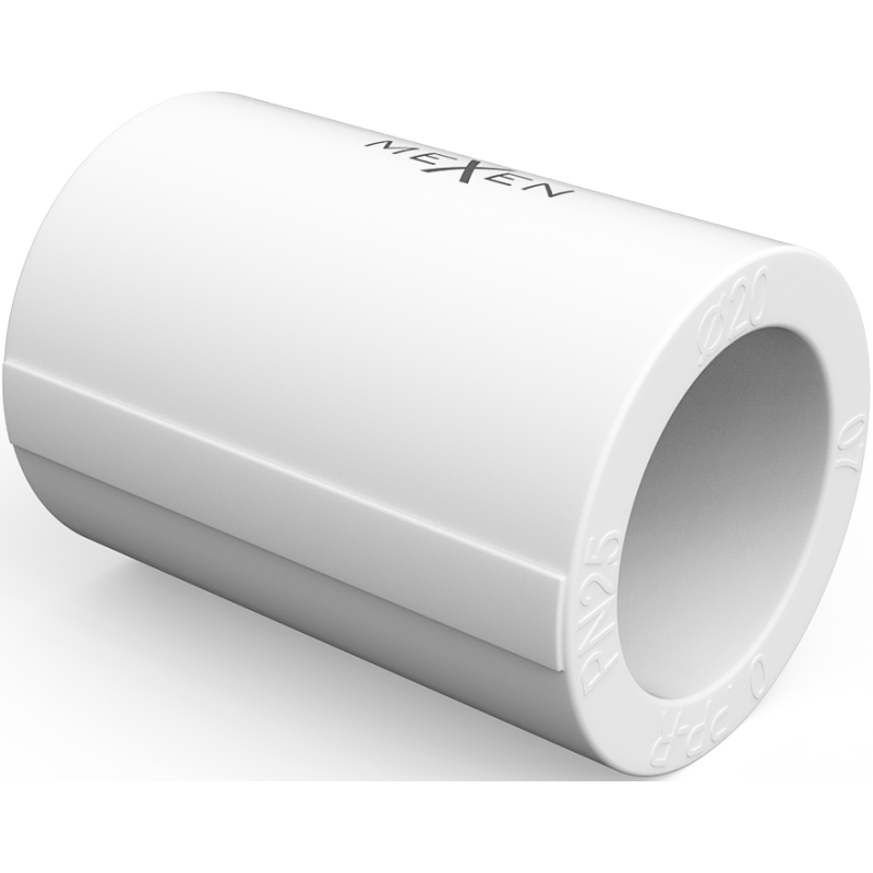 Mexen PPR spojka, zvarovacia spojka na rúry PPR 40 x 40, PN25 - W97320-4040-00