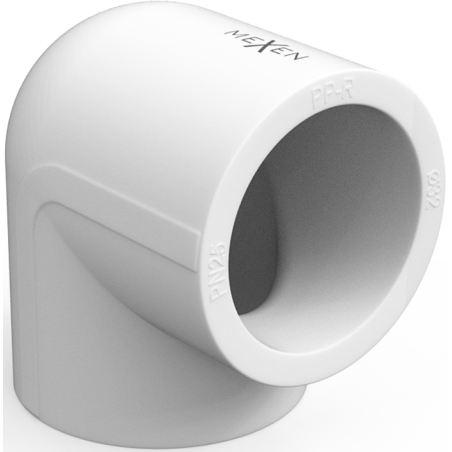 Mexen PPR koleno 90° zvárané pre rúry PPR 32 x 32, PN25 - W97324-3232-00