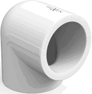 Mexen PPR koleno 90° zvárané na rúry PPR 50 x 50, PN25 - W97324-5050-00