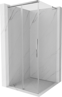 Mexen Rox L sprchová kabína posuvná 120 x 120 cm, transparentná, chróm - 8C2L-120-120-01-00