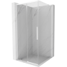 Mexen Rox L sprchový kút posuvný 120 x 120 cm, transparentný, biely - 8C2L-120-120-20-00