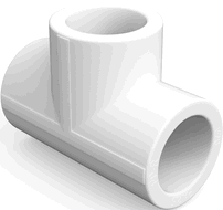 Mexen PPR zvarovaný t-kus pre rúry PPR 50 x 50 x 50, PN25 - W97330-505050-00