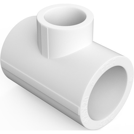 Mexen PPR redukčný zváraný trojník na rúrky PPR 63 x 25 x 63, PN25 - W97331-632563-00