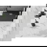 Mexen Stone+ kompozitový štvorcový sprchovací kút 90 x 90 cm, antracit - 44719090