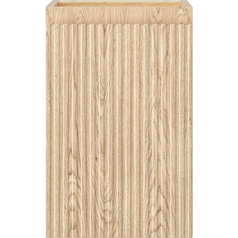 Mexen Rivel kúpeľňová skrinka pod umývadlo 30 cm, 1 dvere, ryhovaná, dub - 91A21-03047-1-BF81