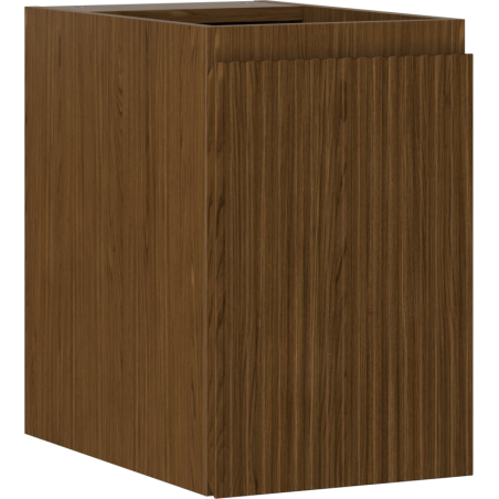 Mexen Rivel kúpeľňová skrinka pod umývadlo 30 cm, 1 dvere, ryhovaná, orech - 91A21-03047-1-BF86
