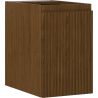 Mexen Rivel kúpeľňová skrinka pod umývadlo 30 cm, 1 dvere, ryhovaná, orech - 91A21-03047-1-BF86