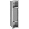 Mexen X-Wall-BP držiak toaletného papiera so zásobníkom, inox - 1914