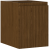 Mexen Rivel kúpeľňová skrinka pod umývadlo 35 cm, 1 dvere, ryhovaná, orech - 91A21-03547-1-BF86