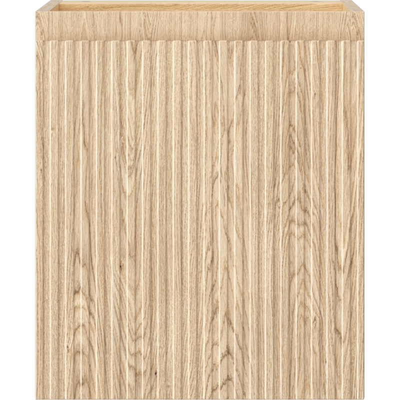 Mexen Rivel kúpeľňová skrinka pod umývadlo 40 cm, 1 dvere, rebrovaná, dub - 91A21-04047-1-BF81