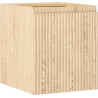 Mexen Rivel kúpeľňová skrinka pod umývadlo 40 cm, 1 dvere, ryhovaná, dub - 91A21-04047-1-BF81
