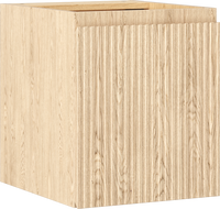 Mexen Rivel kúpeľňová skrinka pod umývadlo 40 cm, 1 dvere, ryhovaná, dub - 91A21-04047-1-BF81