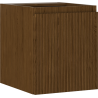 Mexen Rivel kúpeľňová skrinka pod umývadlo 40 cm, 1 dvere, ryhovaná, orech - 91A21-04047-1-BF86