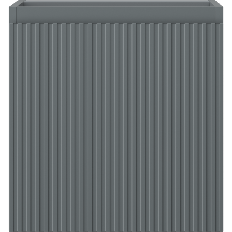 Mexen Rivel kúpeľňová skrinka pod umývadlo 45 cm, 1 dvere, vrúbkovaná, grafit mat - 91A21-04547-1-BF66