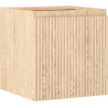 Mexen Rivel kúpeľňová skrinka pod umývadlo 45 cm, 1 dvere, drážkovaná, dub - 91A21-04547-1-BF81