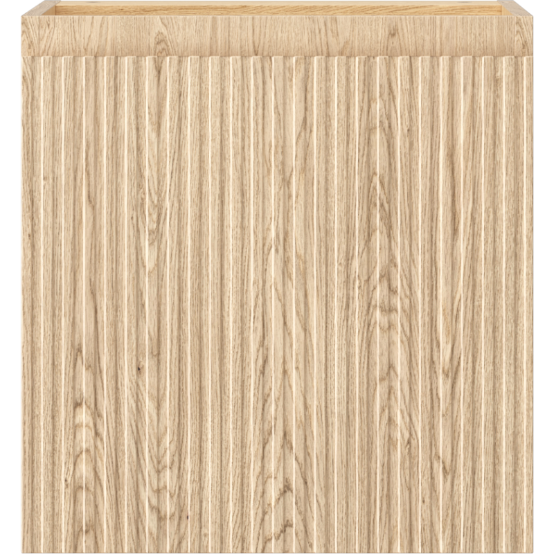 Mexen Rivel kúpeľňová skrinka pod umývadlo 45 cm, 1 dvere, ryhovaná, dub - 91A21-04547-1-BF81