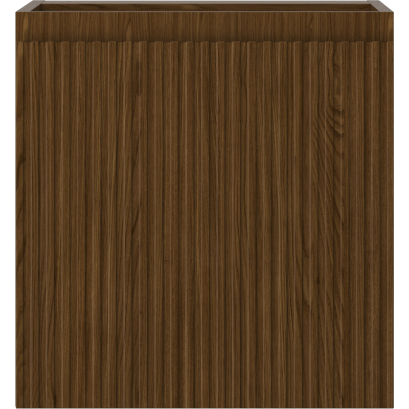 Mexen Rivel kúpeľňová skrinka pod umývadlo 45 cm, 1 dvere, ryhovaná, orech - 91A21-04547-1-BF86