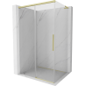 Mexen Rox L sprchový kút posuvný 90 x 95 cm, transparentný, zlatý brúsený - 8C2L-090-095-55-00