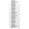 Mexen Rivel kúpeľňový stĺp 35 cm, 1 dvere, drážkovaný, biely mat - 91A21-03016-1-BF01