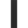 Mexen Rivel kúpeľňový stĺp 35 cm, 1 dvere, ryhovaný, čierny mat - 91A21-03016-1-BF71