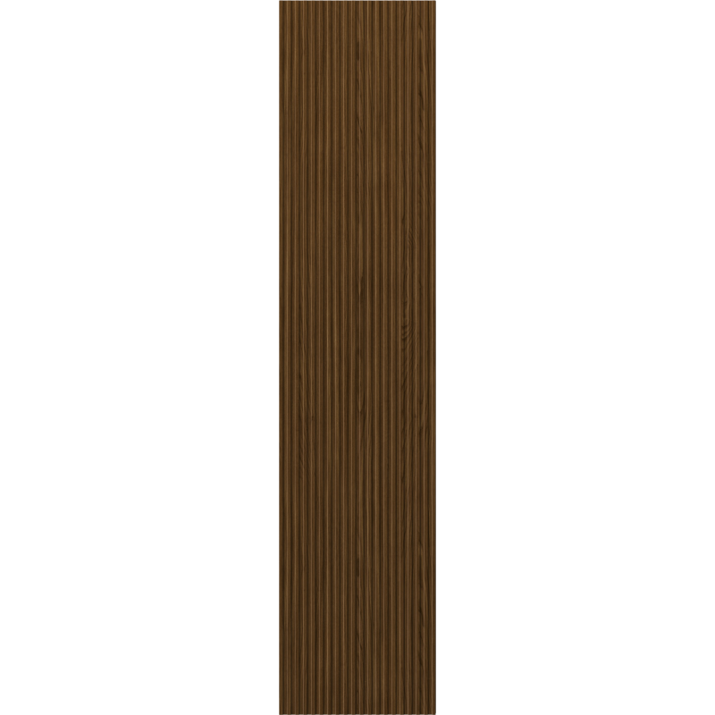 Mexen Rivel kúpeľňový stĺpik 35 cm, 1 dvere, ryhovaný, orech - 91A21-03016-1-BF86