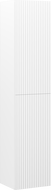 Mexen Rivel kúpeľňový stĺp 35 cm, 2 dvere, ryhovaný, biely mat - 91A21-03016-2-BF01