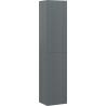 Mexen Rivel kúpeľňový stĺpec 35 cm, 2 dvere, ryhované, grafit mat - 91A21-03016-2-BF66