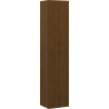 Mexen Rivel kúpeľňový stĺpik 35 cm, 2 dvere, ryhovaný, orech - 91A21-03016-2-BF86