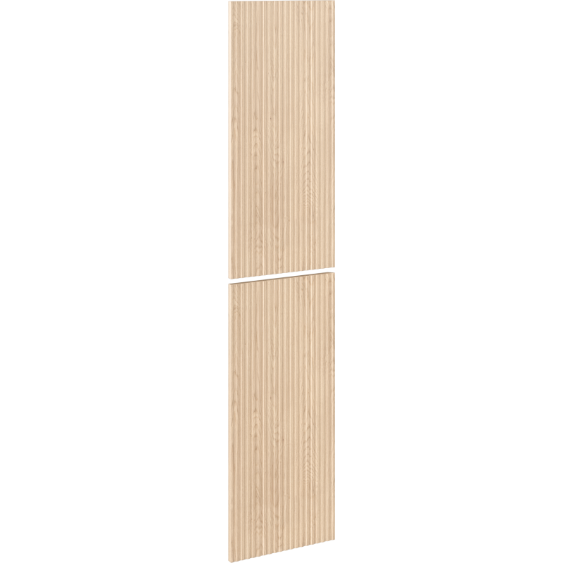 Mexen Rivel predná časť ryhovaná pre korpus kúpeľňovej skrinky 35 x 80 cm (2 ks), dub - 91A21-1600-300-2-81