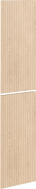 Mexen Rivel čelo s drážkovaním pre korpus kúpeľňovej skrinky 35 x 80 cm (2 ks), dub - 91A21-1600-300-2-81
