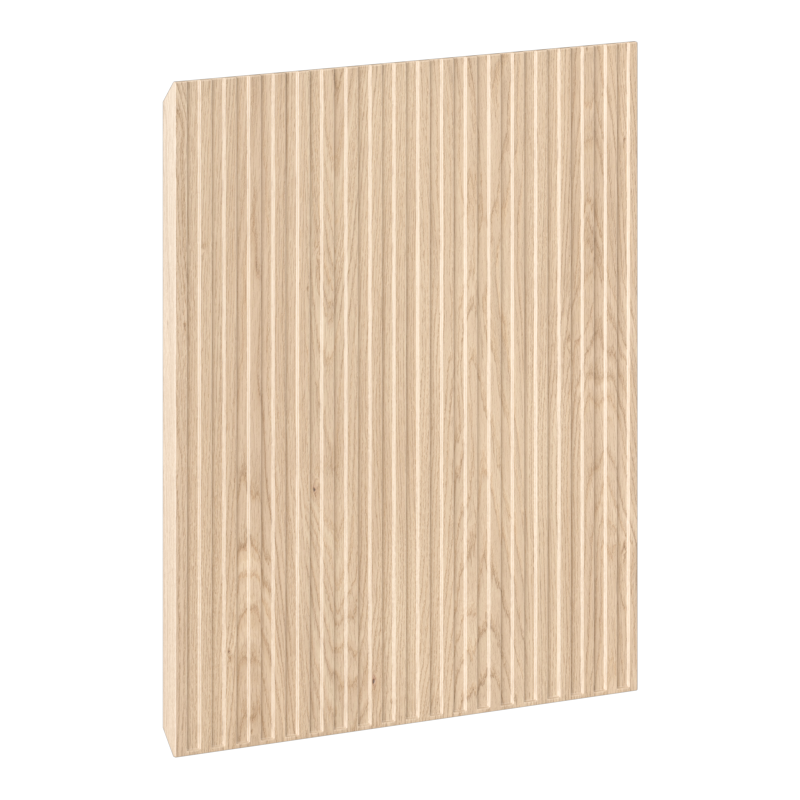 Mexen Rivel predný ryhovaný panel pre korpus kúpeľňovej skrinky 45 x 43,5 cm, dub - 91A21-0450-470-1-81