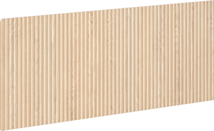 Mexen Rivel predná do korpusu kúpeľňovej skrinky ryhovaná 100 x 43,5 cm, dub - 91A20-1000-470-1-81