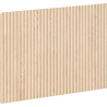 Mexen Rivel čelo ryhované do skrinky do kúpeľne 70 x 43,5 cm, dub - 91A20-0700-470-1-81