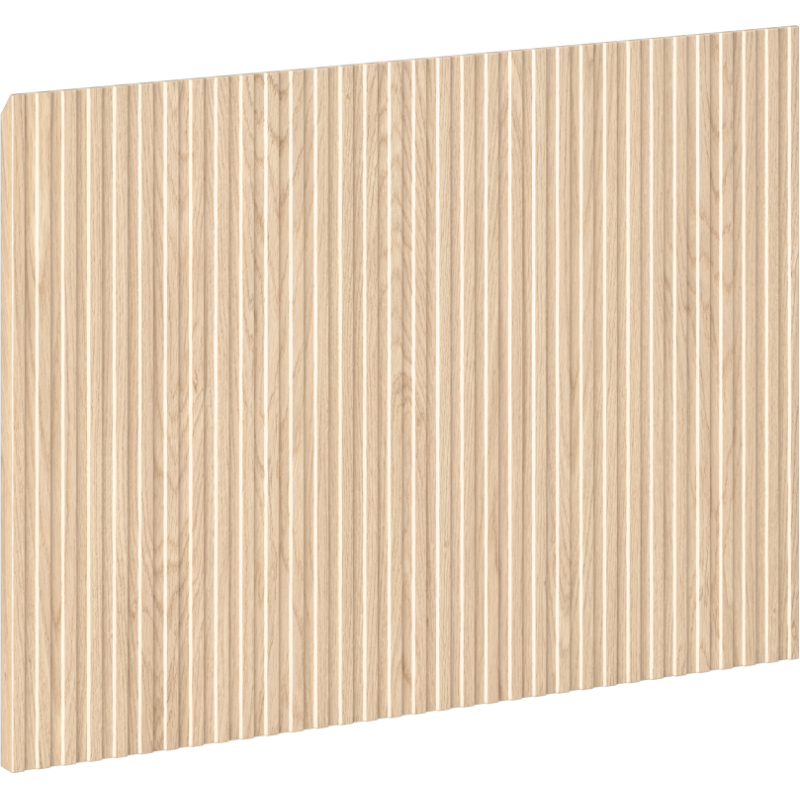 Mexen Rivel predná časť ryhovaná pre skrinku do kúpeľne 60 x 43,5 cm, dub - 91A20-0600-470-1-81