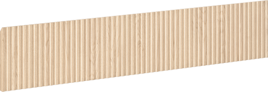 Mexen Rivel predná ryhovaná pre skrinku kúpeľňovú 80 x 20 cm, dub - 91A20-0800-235-1-81