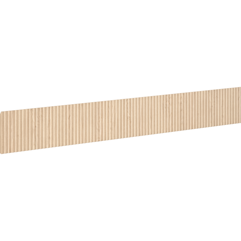 Mexen Rivel predná časť ryhovaná do korpusu skrinky do kúpeľne 140 x 20 cm, dub - 91A20-1400-235-1-81