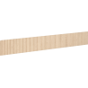 Mexen Rivel predná časť ryhovaná do korpusu skrinky do kúpeľne 140 x 20 cm, dub - 91A20-1400-235-1-81